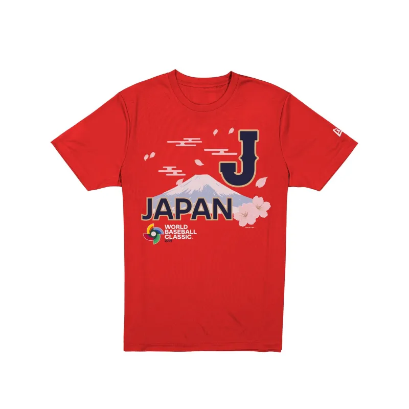 Japan 2025 World Baseball Classic Scarlet T-Shirt sold by New Era
