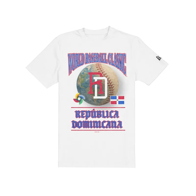 Dominican Republic 2025 World Baseball Classic White T-Shirt sold by New Era