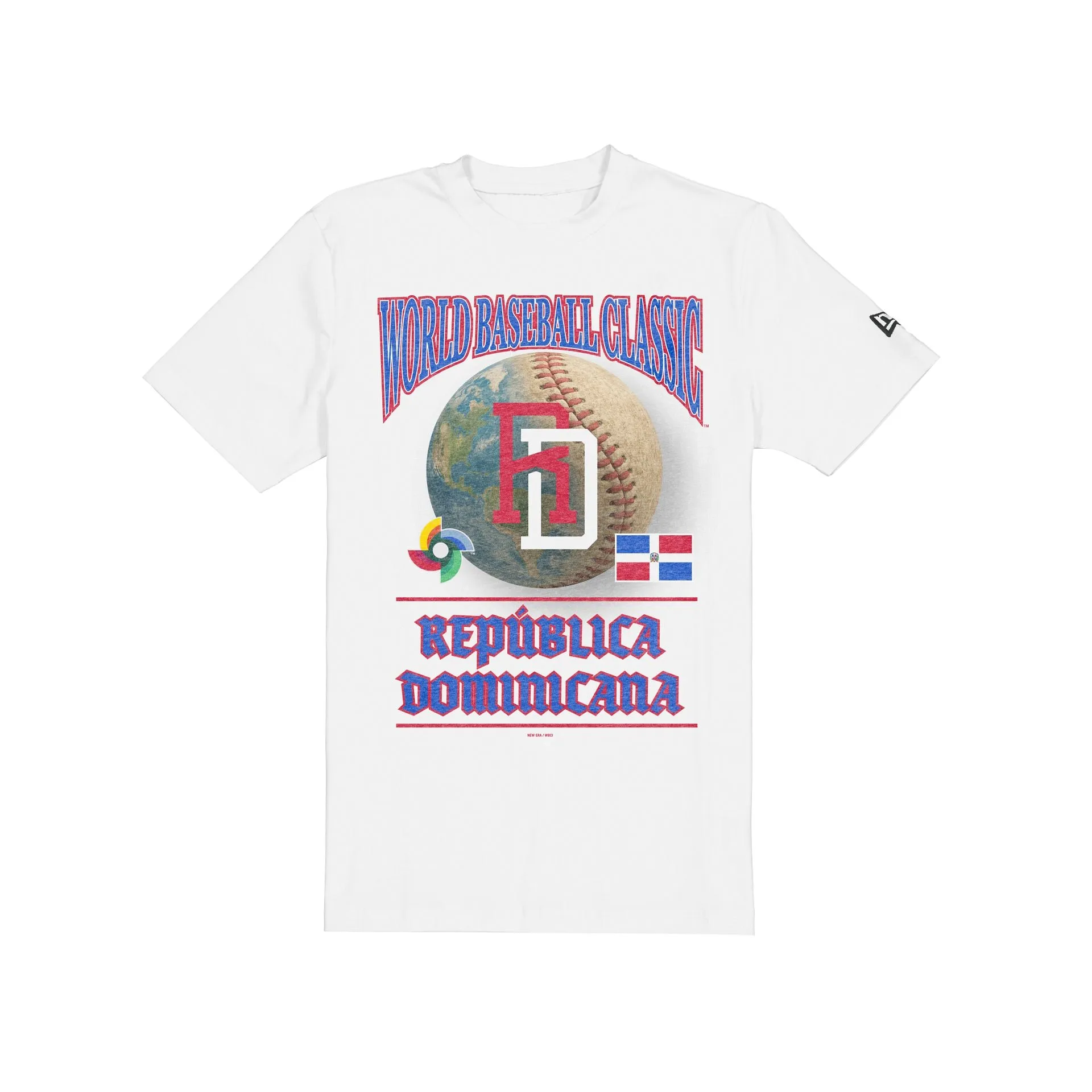 Dominican Republic 2025 World Baseball Classic White T-Shirt sold by New Era