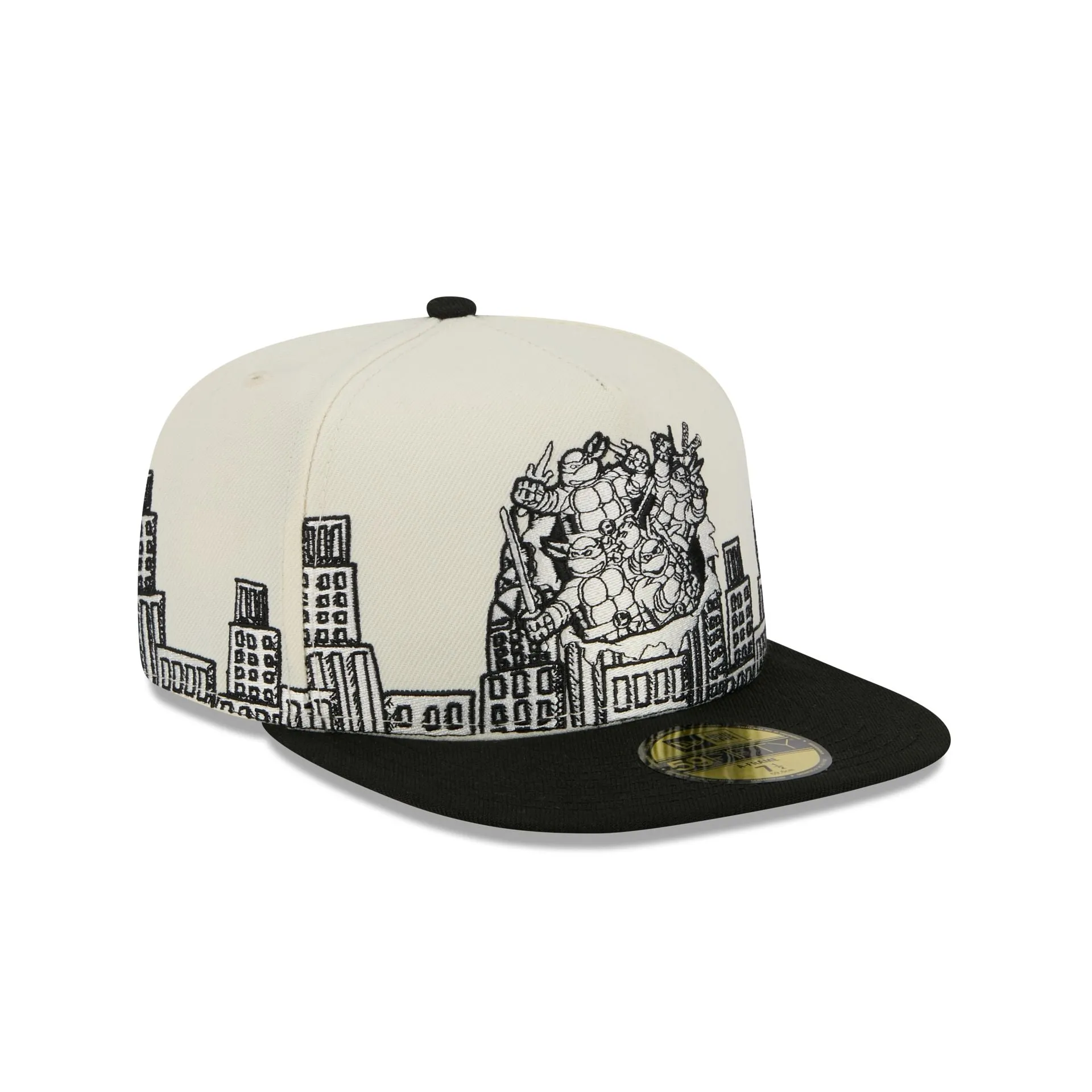 Teenage Mutant Ninja Turtles Cityscape 59FIFTY A-Frame Fitted Hat sold by New Era product image thumbnail 3