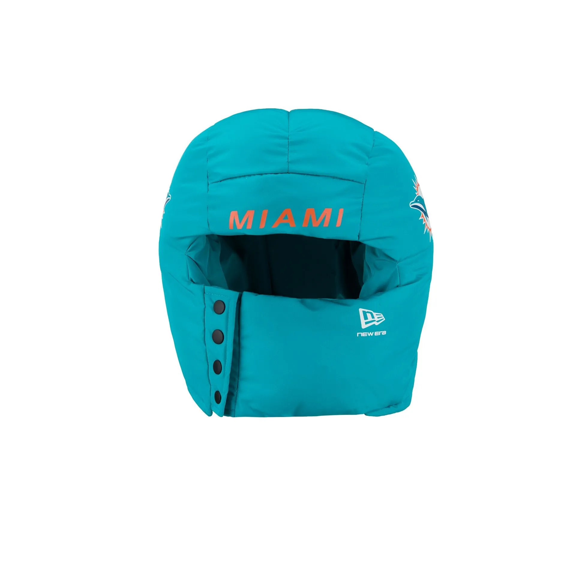 Miami Dolphins Helmet Puffer Hood sold by New Era product image thumbnail 2