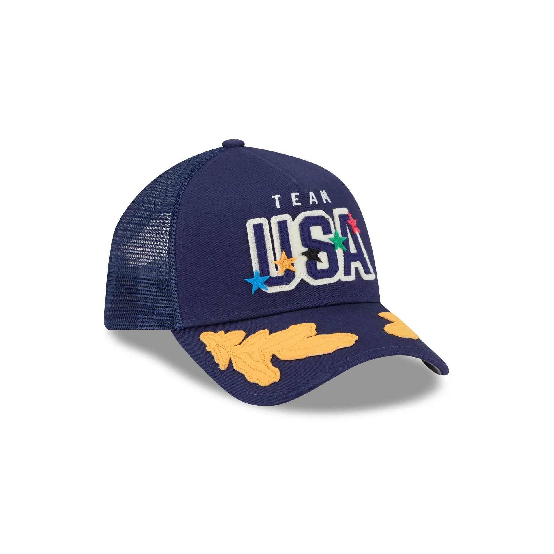 Team USA Felt Patch 9FORTY A-Frame Trucker Hat sold by New Era product image thumbnail 3