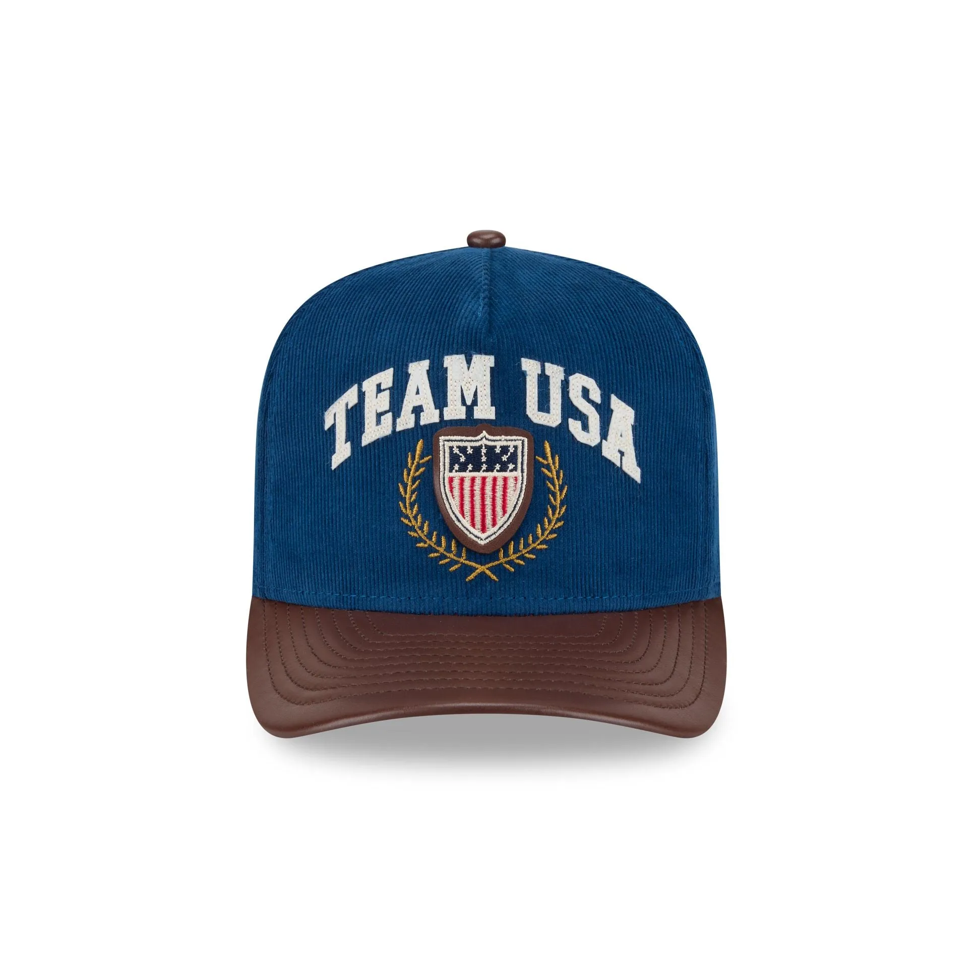 Team USA Cord Faux Leather 9FIFTY A-Frame Snapback Hat sold by New Era product image thumbnail 2