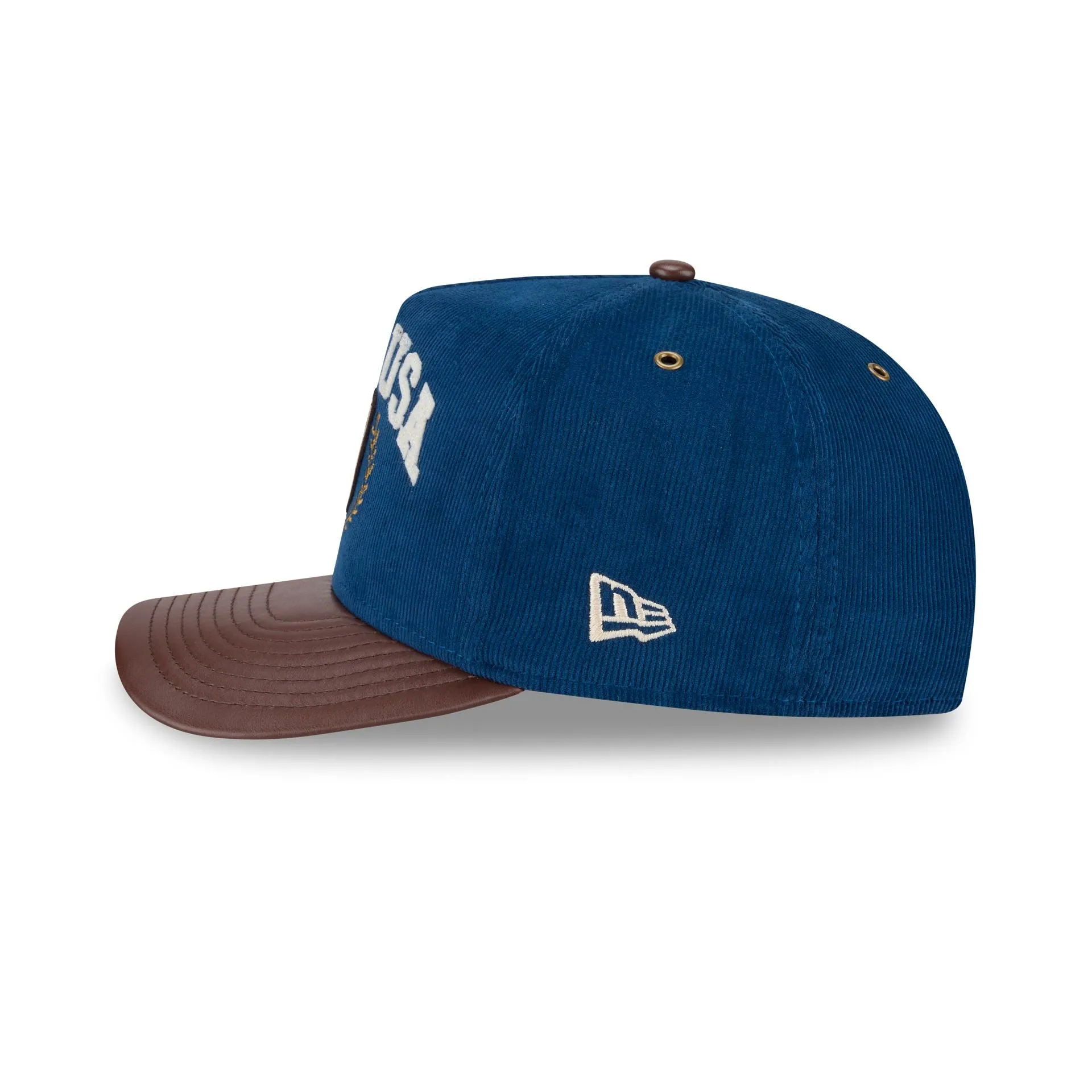 Team USA Cord Faux Leather 9FIFTY A-Frame Snapback Hat sold by New Era product image thumbnail 4