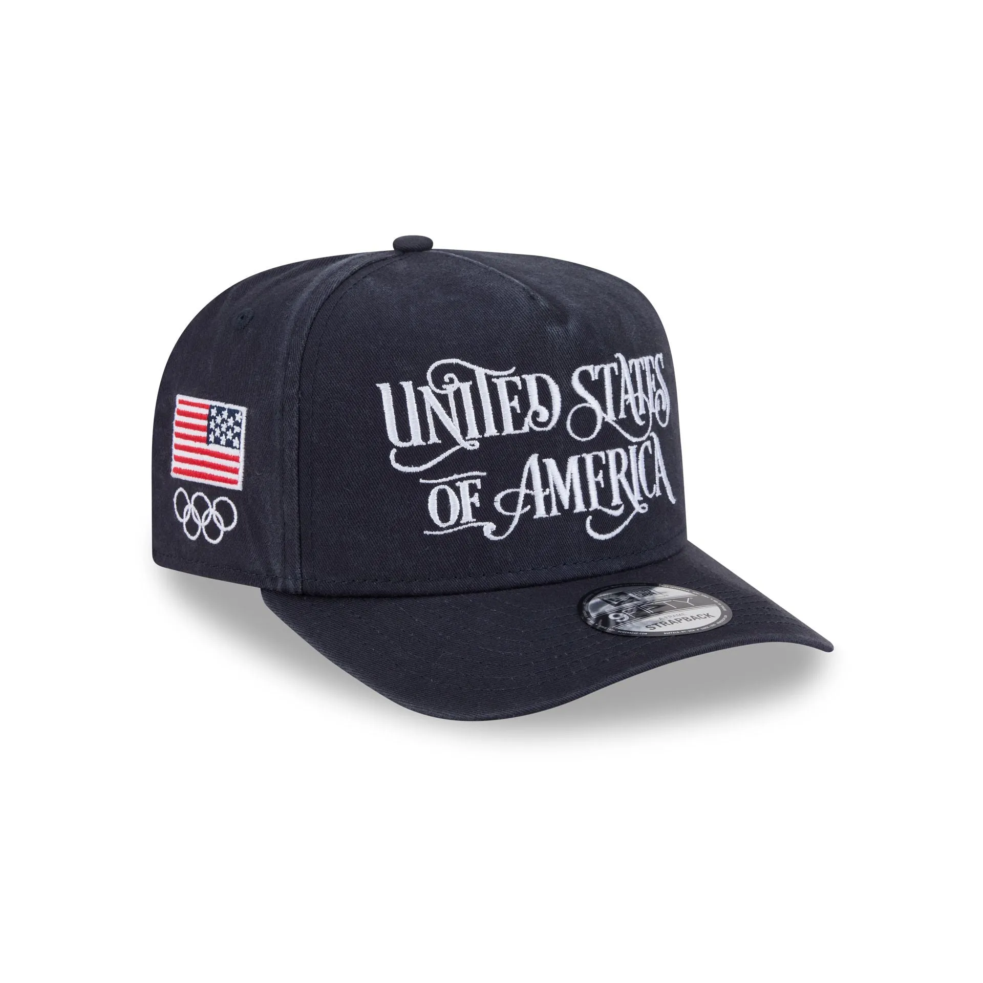 Team USA Script 9FIFTY A-Frame Strapback Hat sold by New Era