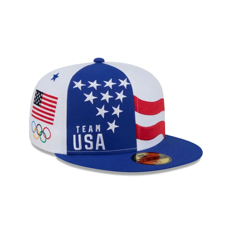 Team USA American Flag 59FIFTY Fitted Hat sold by New Era
