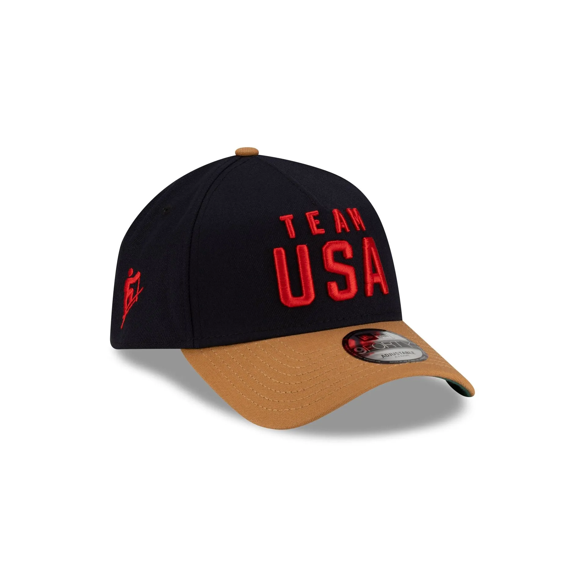 Team USA Ski Mountaineering 9FORTY A-Frame Snapback Hat sold by New Era