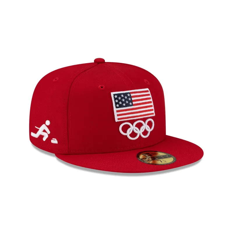 Team USA Curling 59FIFTY Fitted Hat sold by New Era