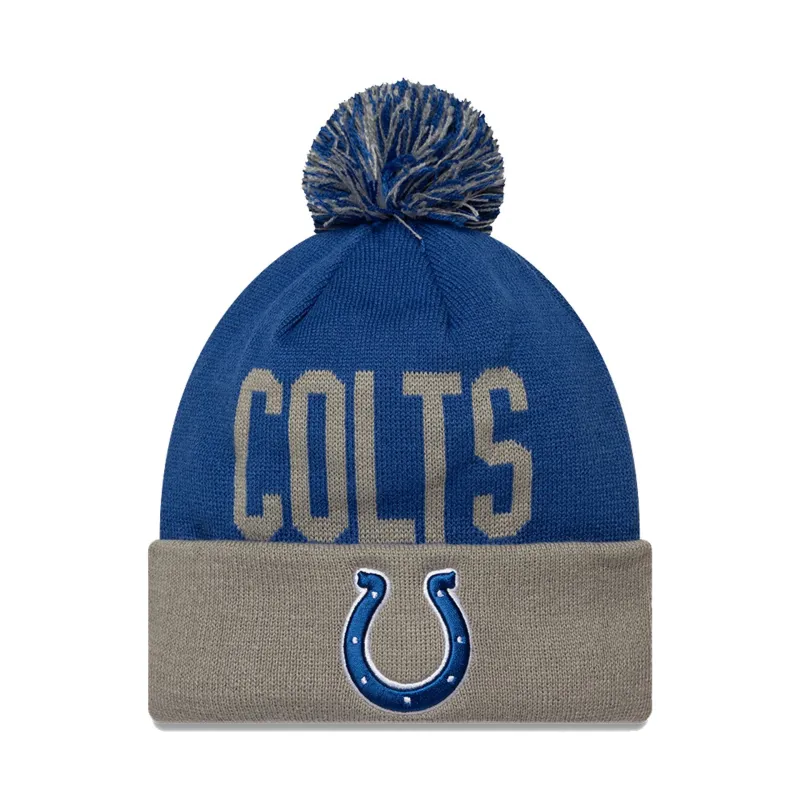 Indianapolis Colts Berlin Game Team Pom Knit Hat sold by New Era