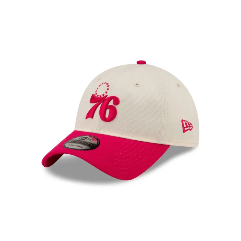 Philadelphia 76ers Chrome 9TWENTY Adjustable Hat sold by New Era