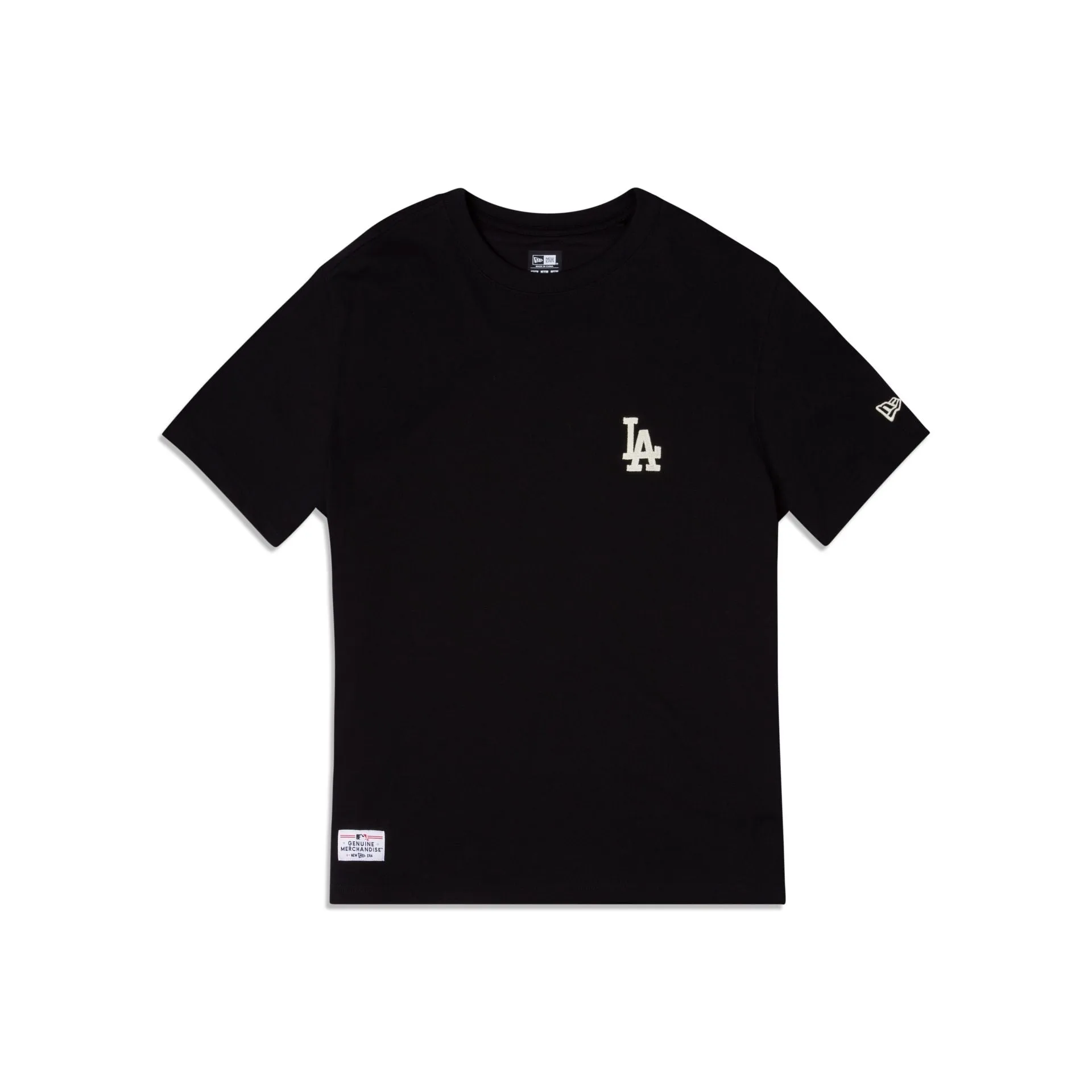 Los Angeles Dodgers Essential Black T-Shirt sold by New Era