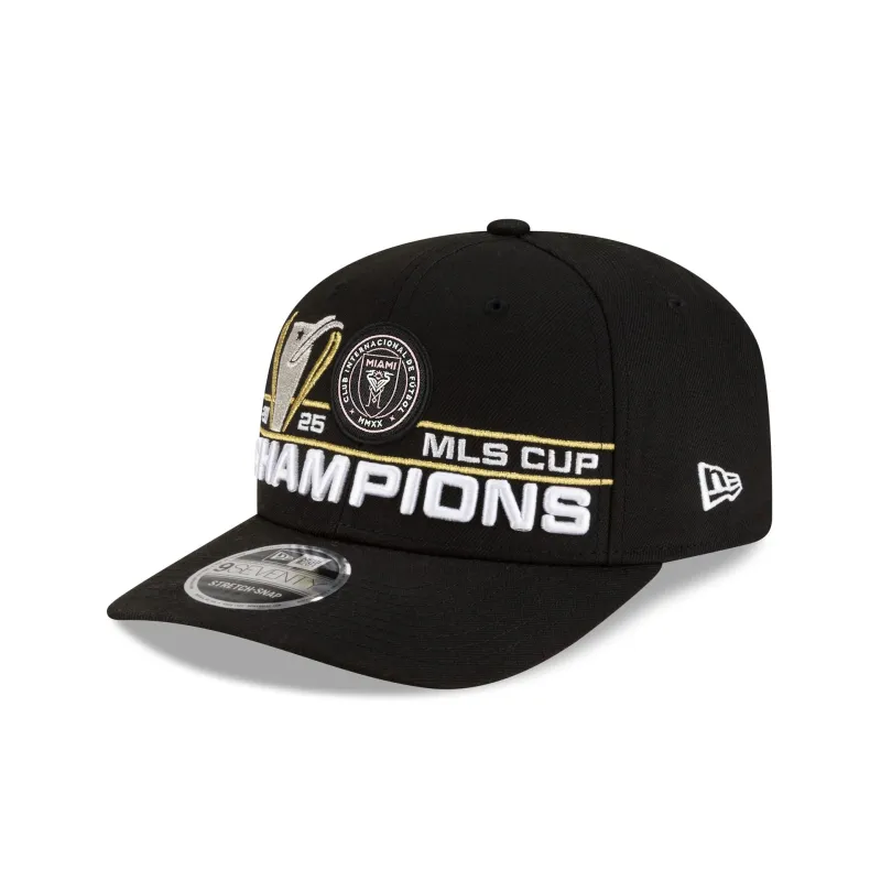 Inter Miami 2025 Cup Champions 9SEVENTY Stretch-Snap Hat sold by New Era