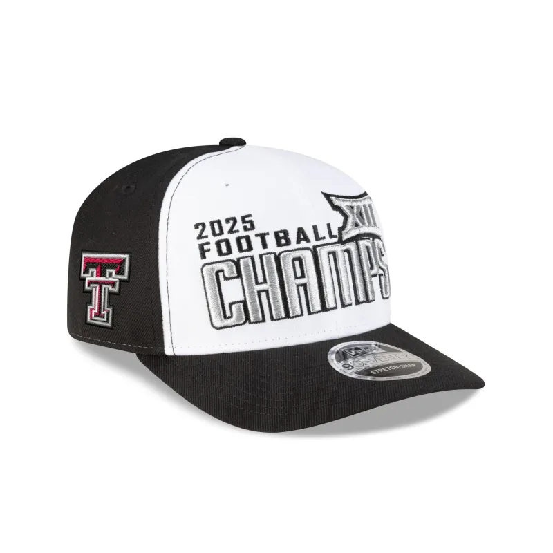 Texas Tech Red Raiders Big 12 Football Champions 9SEVENTY Stretch-Snap Hat sold by New Era