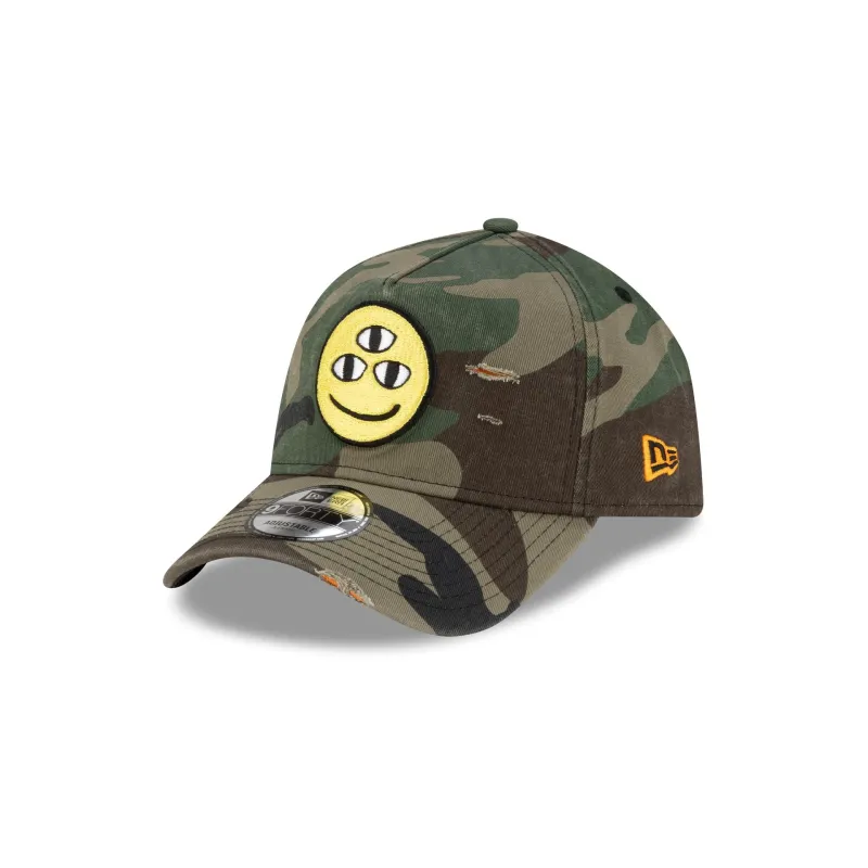 DISHIN® Camo 9FORTY A-Frame Snapback Hat made by New Era