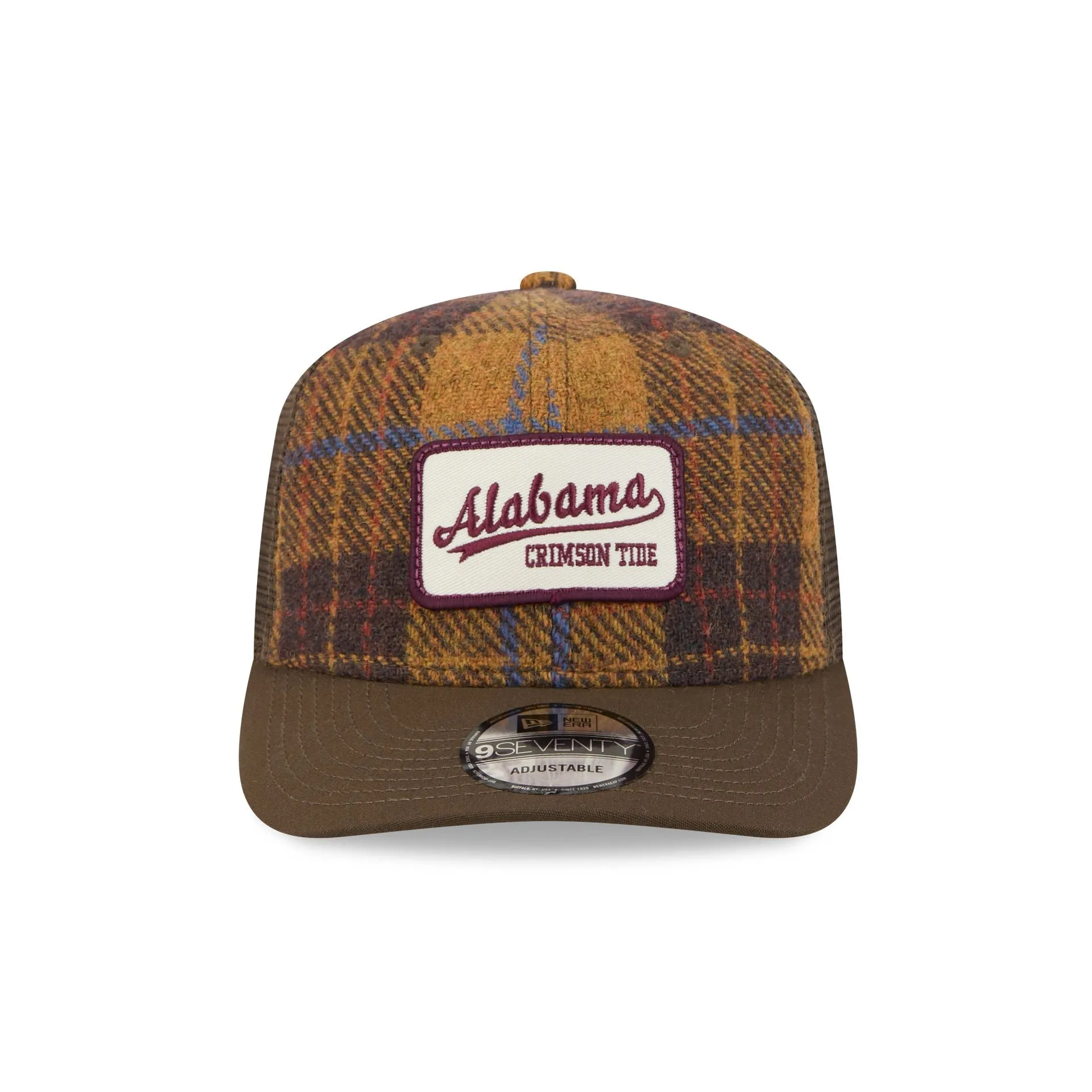 Alabama Crimson Tide Wool Plaid 9SEVENTY Trucker Hat sold by New Era product image thumbnail 2