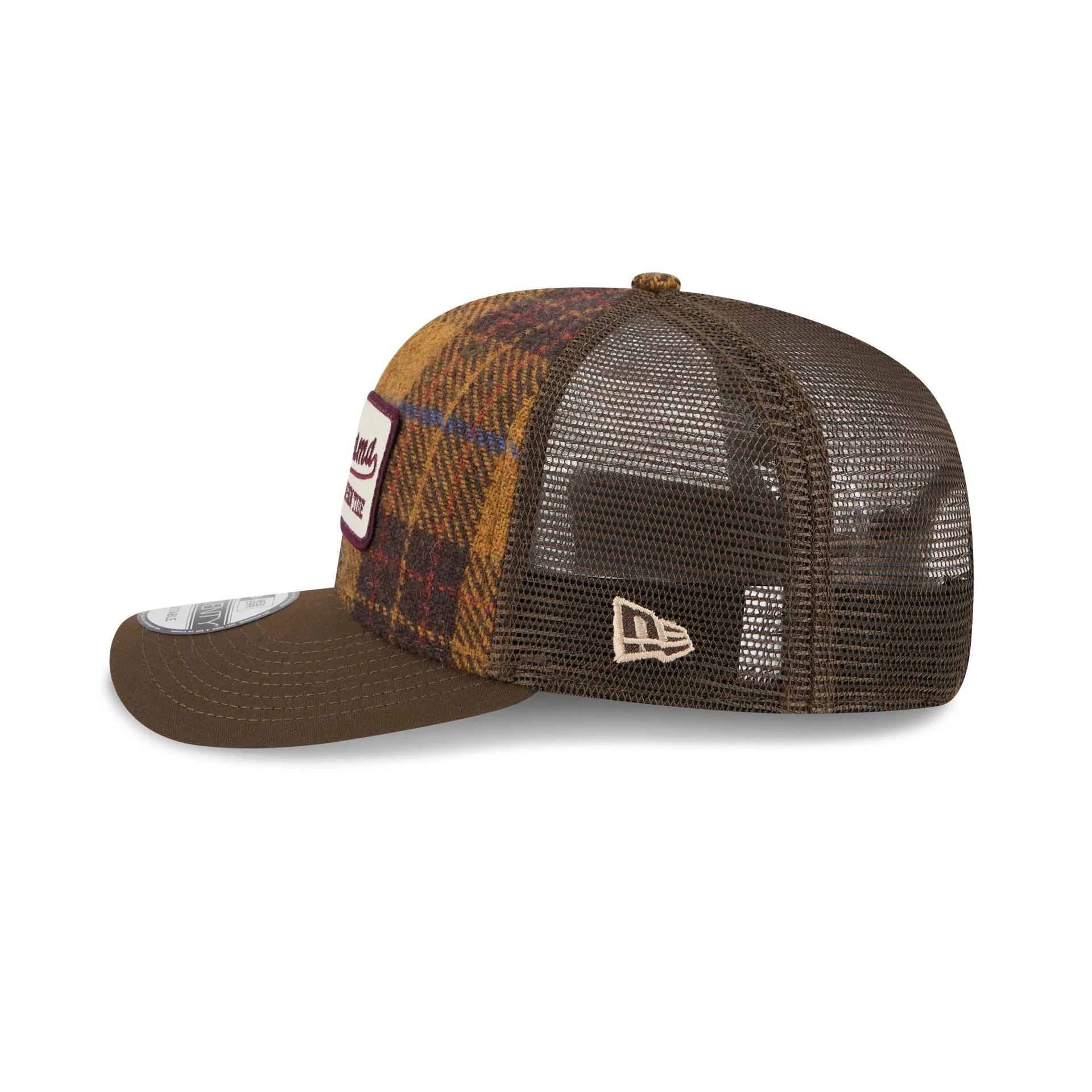 Alabama Crimson Tide Wool Plaid 9SEVENTY Trucker Hat sold by New Era product image thumbnail 5