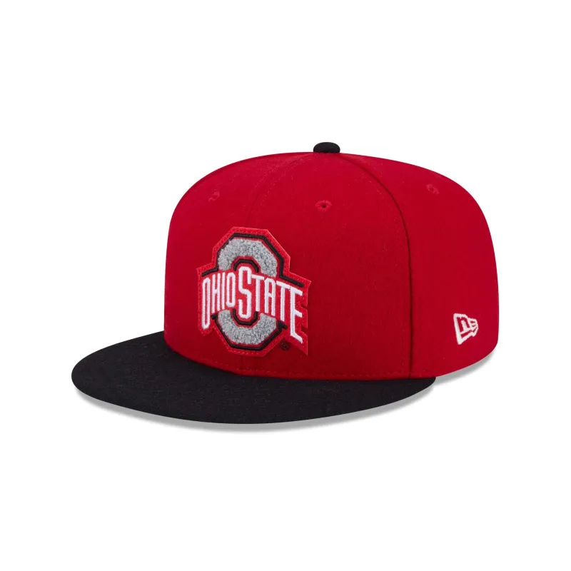 Ohio State Buckeyes Melton Wool 59FIFTY Fitted Hat sold by New Era