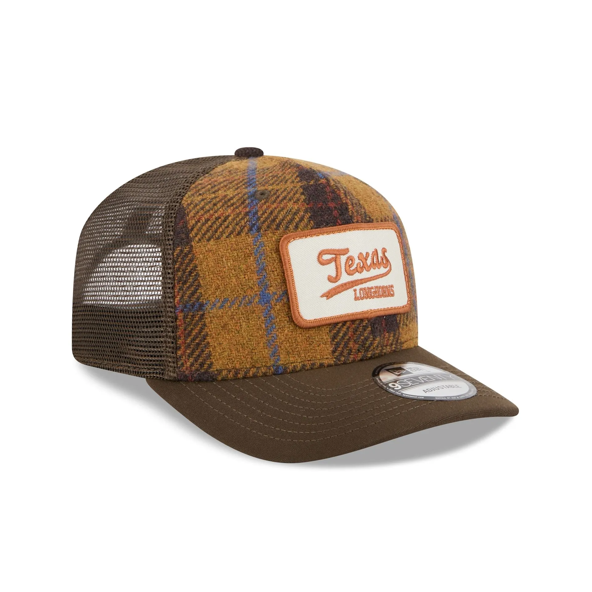Texas Longhorns Wool Plaid 9SEVENTY Trucker Hat sold by New Era product image thumbnail 3
