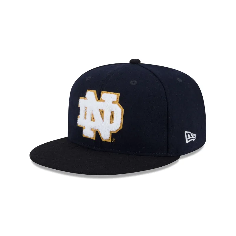 Notre Dame Fighting Irish Melton Wool 59FIFTY Fitted Hat made by New Era
