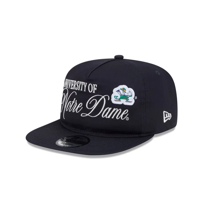 Notre Dame Fighting Irish Script 19TWENTY Snapback Hat sold by New Era
