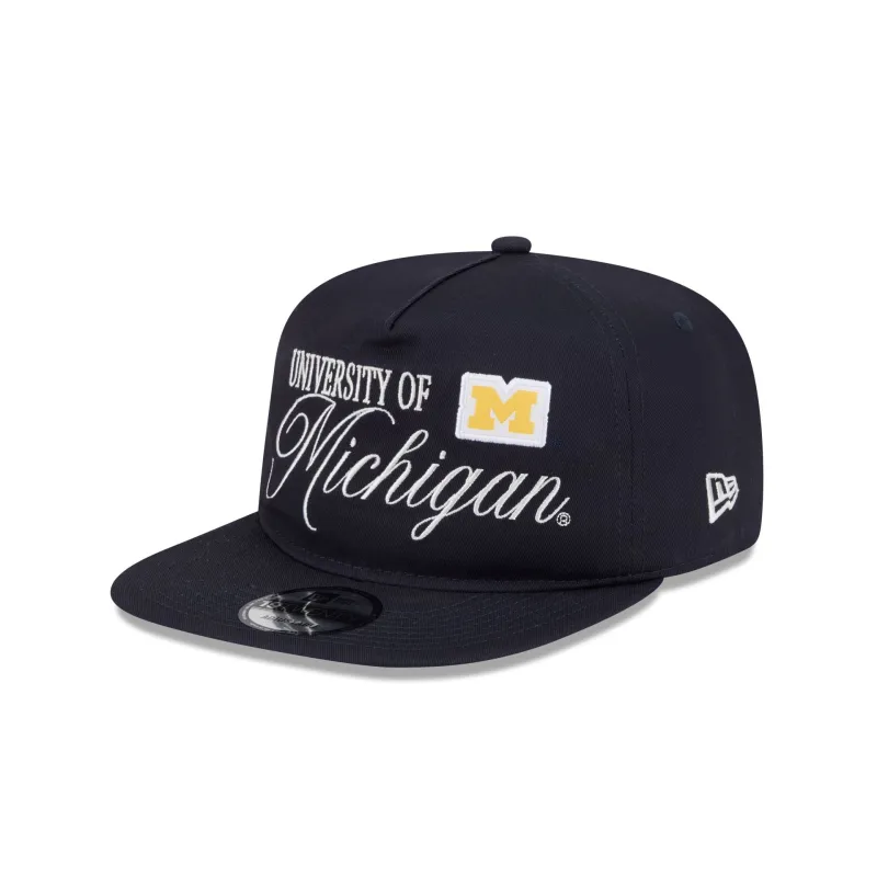 Michigan Wolverines Script 19TWENTY Snapback Hat sold by New Era