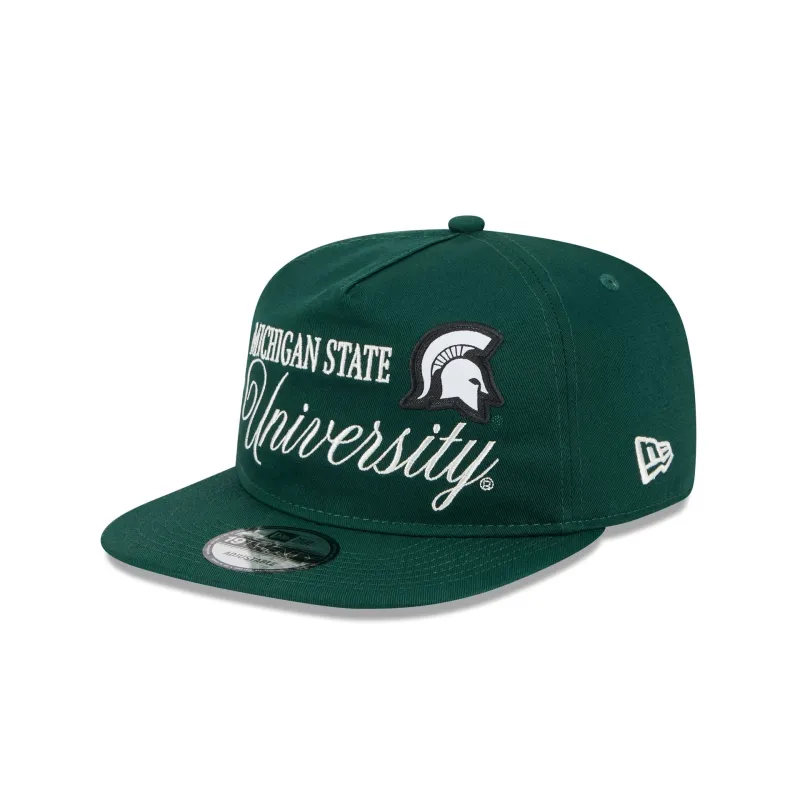 Michigan State Spartans Script 19TWENTY Snapback Hat sold by New Era
