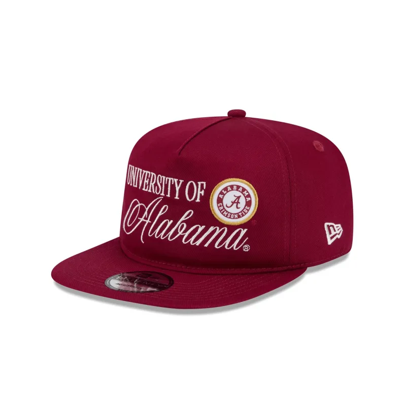 Alabama Crimson Tide Script 19TWENTY Snapback Hat sold by New Era