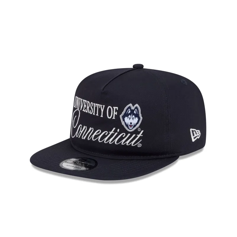 Connecticut Huskies Script 19TWENTY Snapback Hat sold by New Era