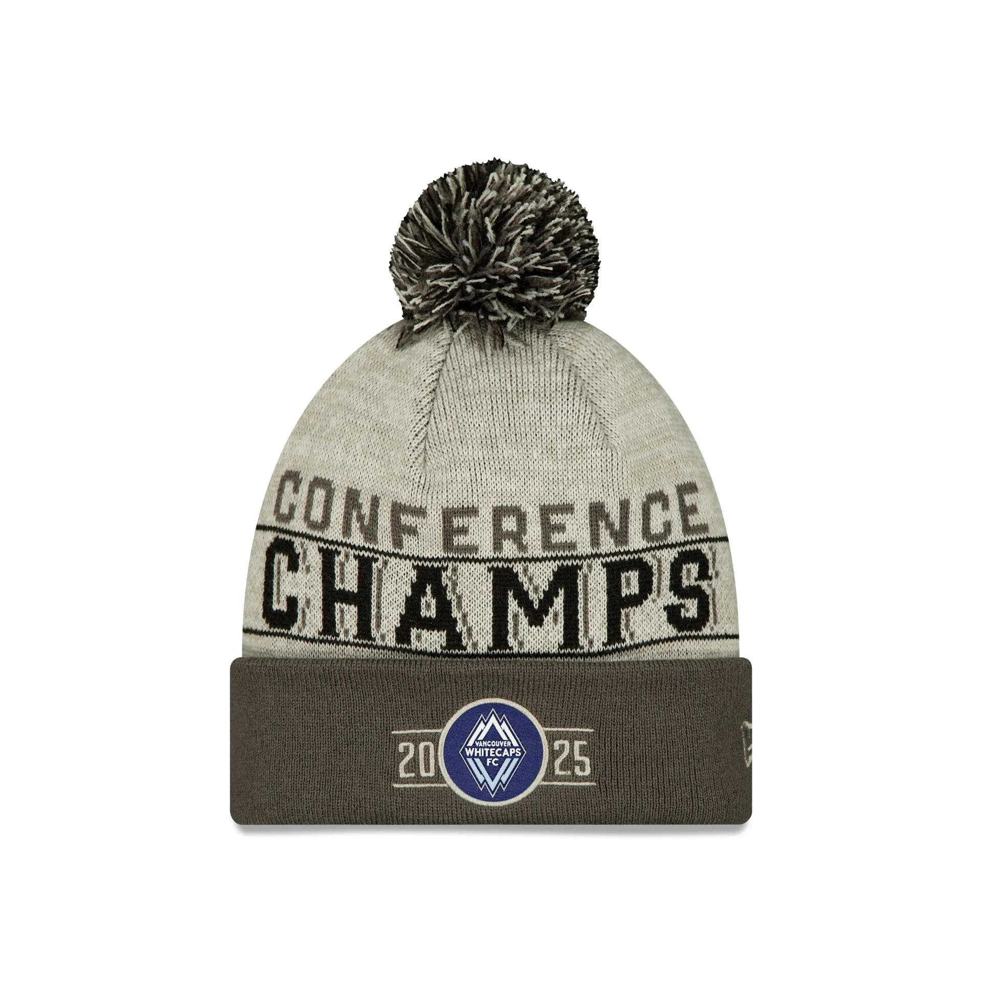 Vancouver Whitecaps 2025 Conference Champions Pom Knit Hat sold by New Era
