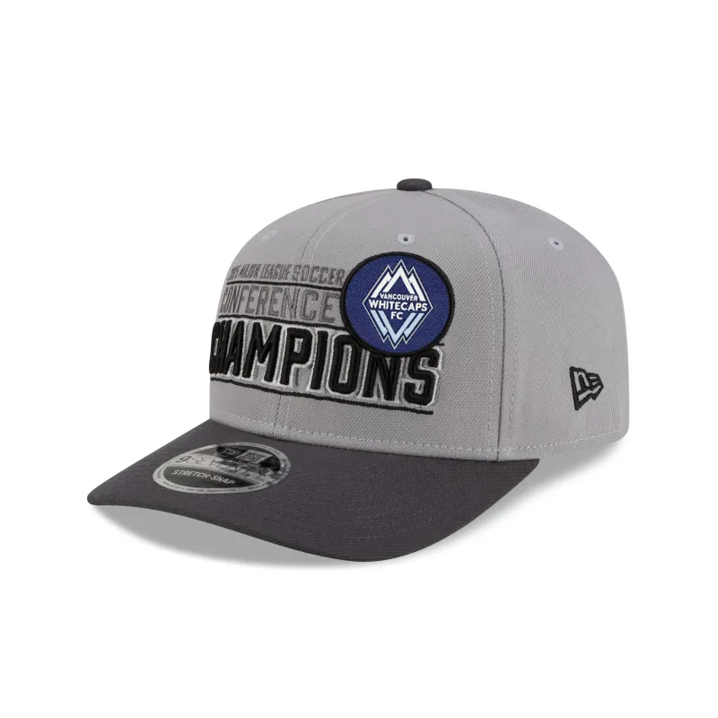 Vancouver Whitecaps 2025 Conference Champions 9SEVENTY Stretch-Snap Hat sold by New Era
