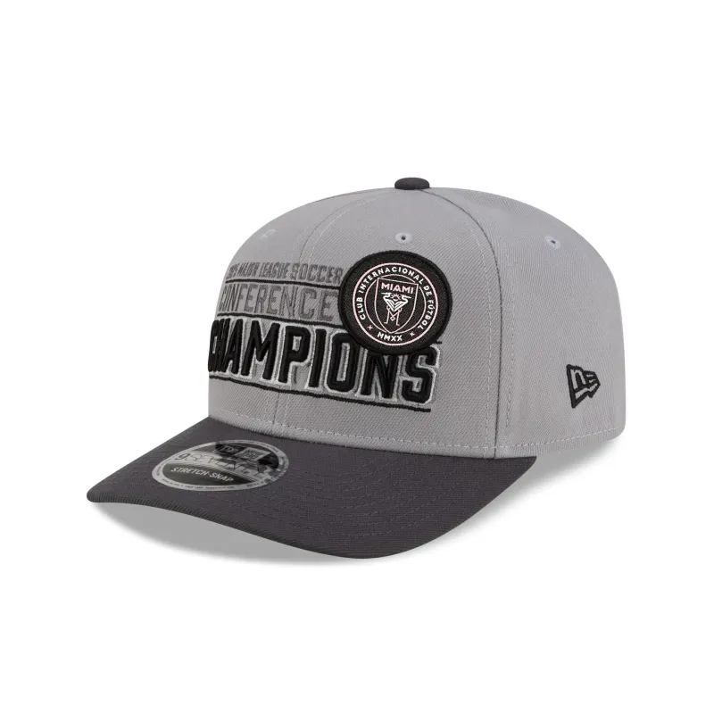 Inter Miami 2025 Conference Champions 9SEVENTY Stretch-Snap Hat sold by New Era
