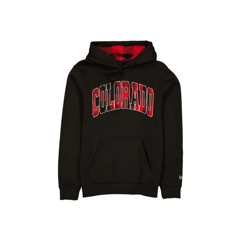 Colorado Avalanche Evergreen Check Hoodie sold by New Era