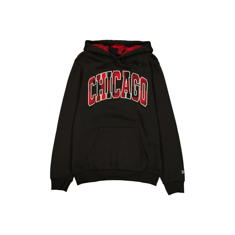 Chicago Bulls Evergreen Check Hoodie sold by New Era