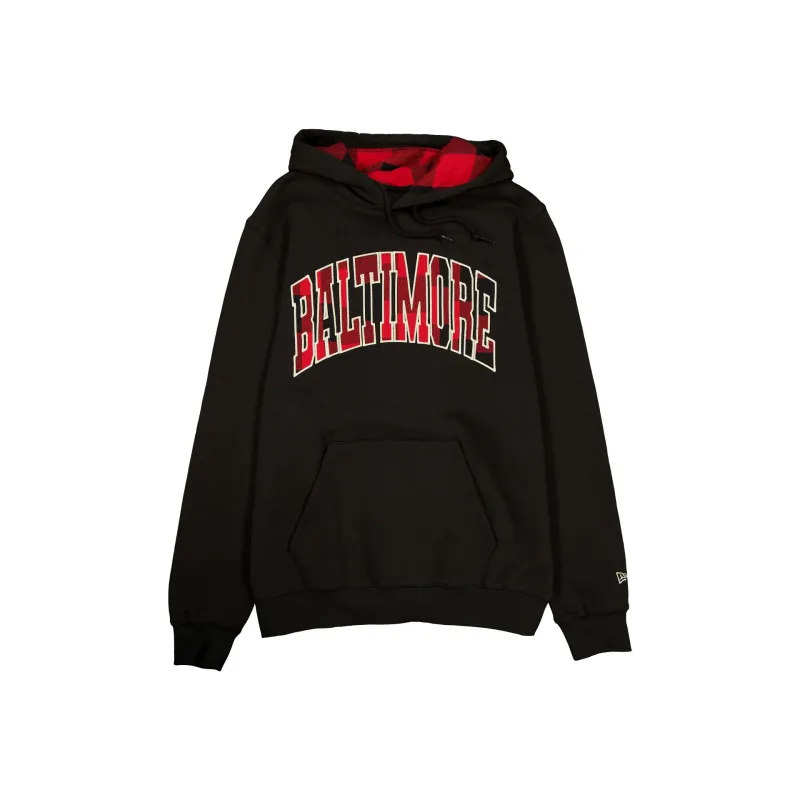 Baltimore Orioles Evergreen Check Hoodie sold by New Era