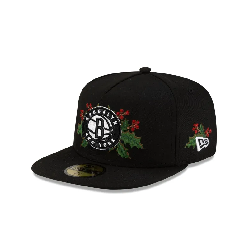 Brooklyn Nets Holly 59FIFTY A-Frame Fitted Hat sold by New Era
