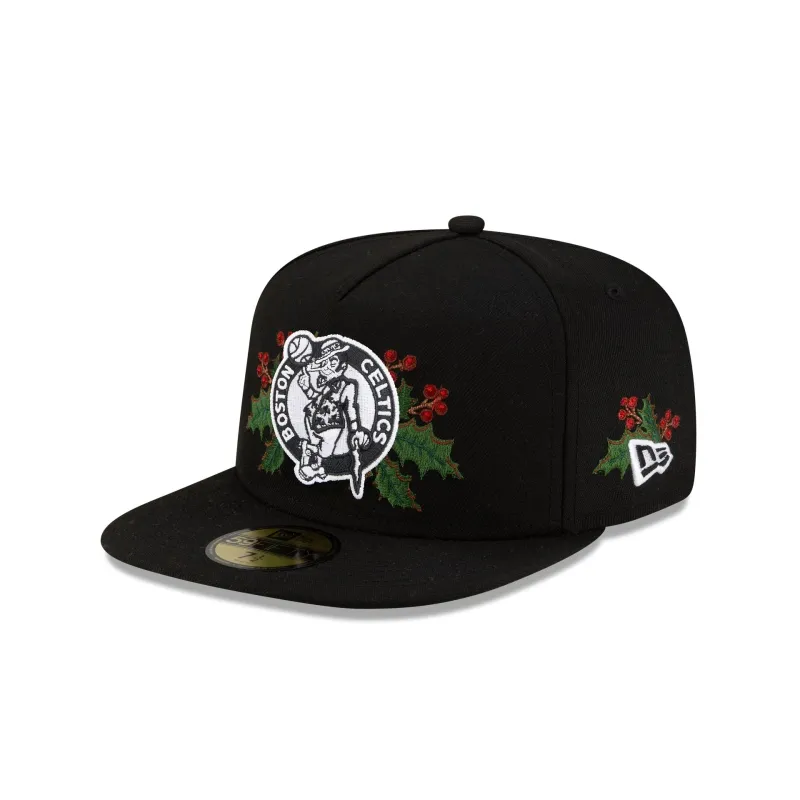 Boston Celtics Holly 59FIFTY A-Frame Fitted Hat sold by New Era