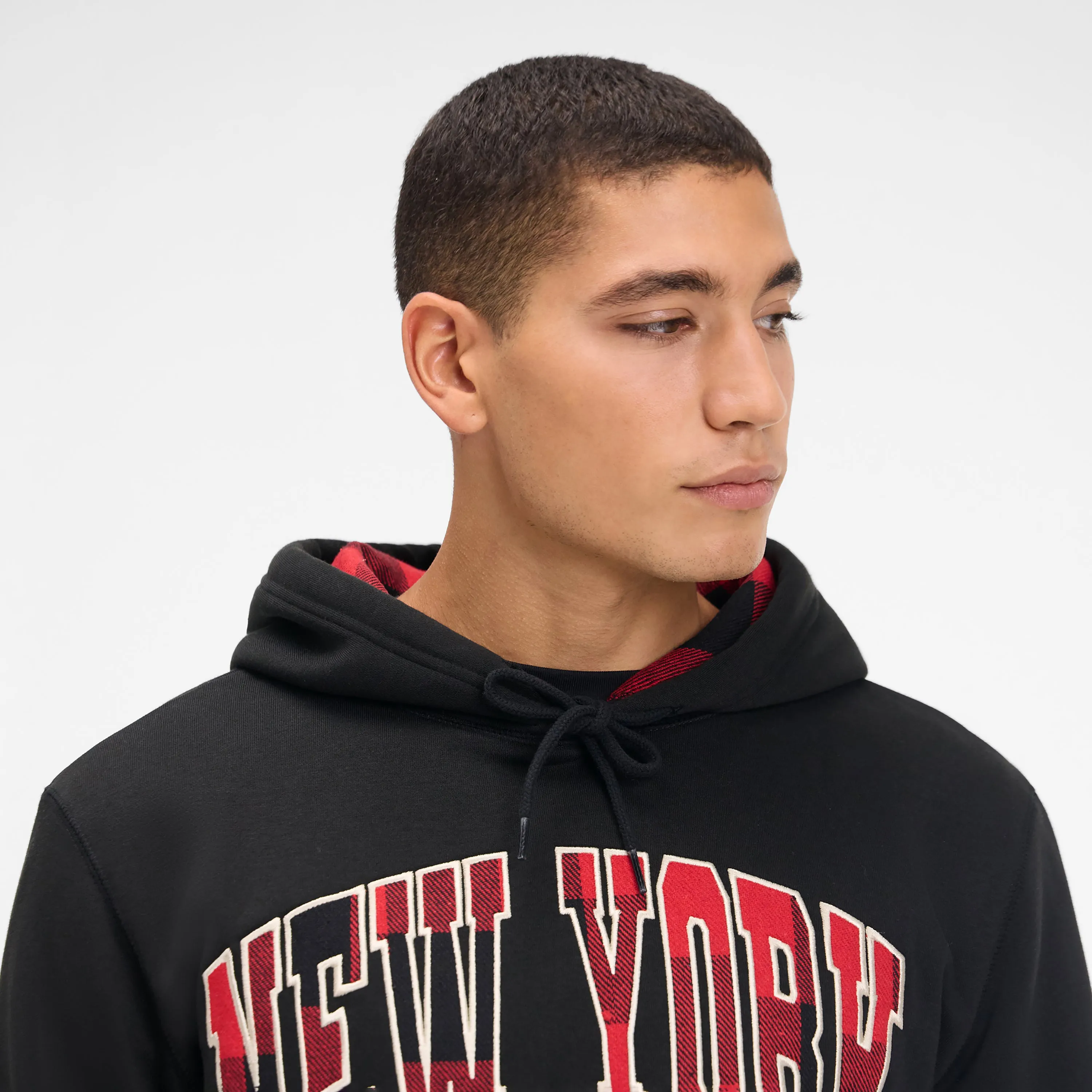 New York Rangers Evergreen Check Hoodie sold by New Era product image thumbnail 4