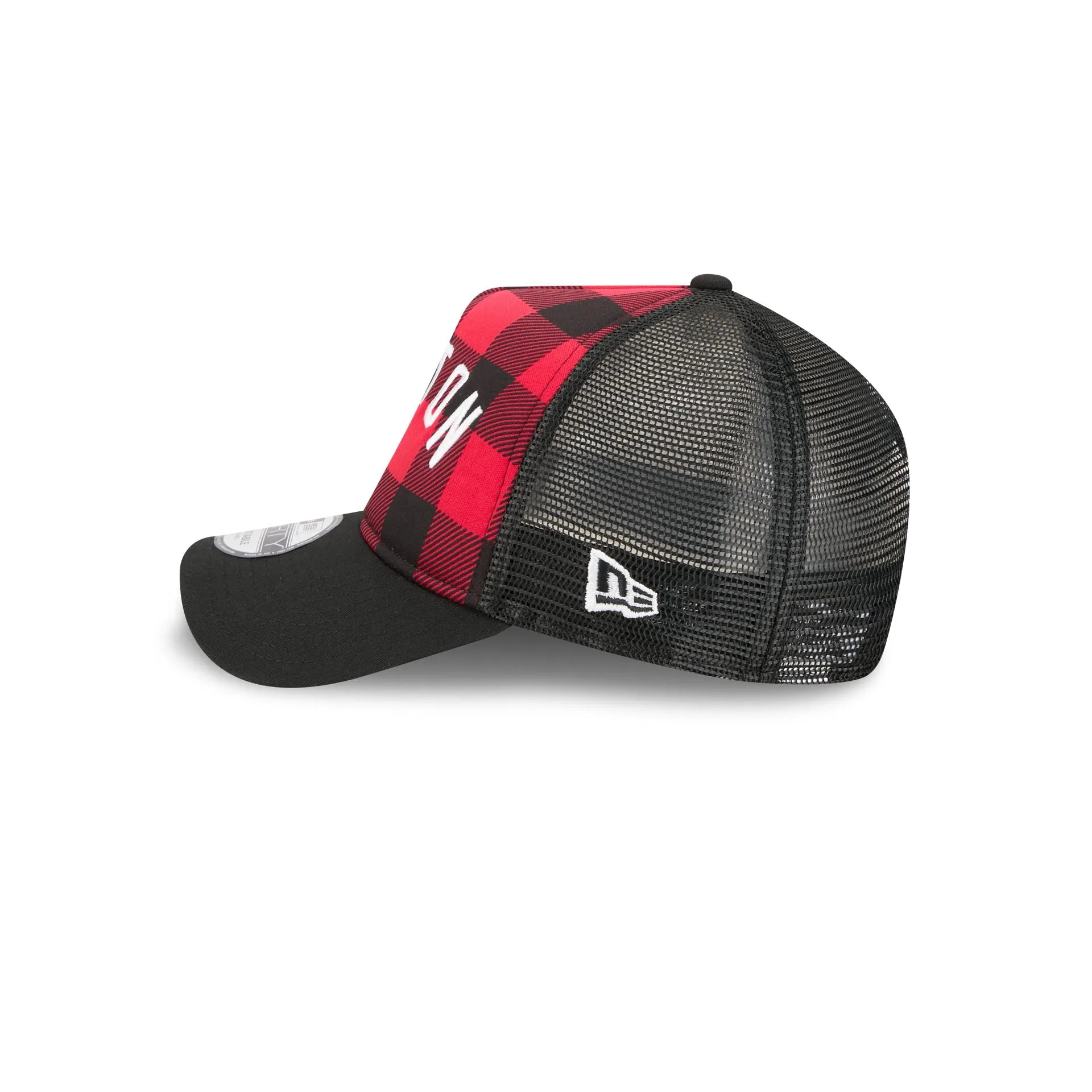 Boston Red Sox Evergreen Check 9FORTY A-Frame Trucker Hat sold by New Era product image thumbnail 4