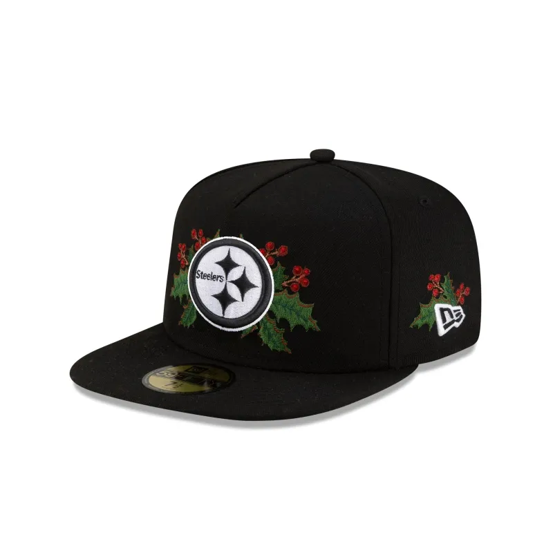 Pittsburgh Steelers Holly 59FIFTY A-Frame Fitted Hat sold by New Era