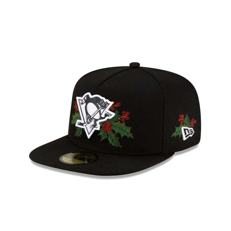 Pittsburgh Penguins Holly 59FIFTY A-Frame Fitted Hat sold by New Era