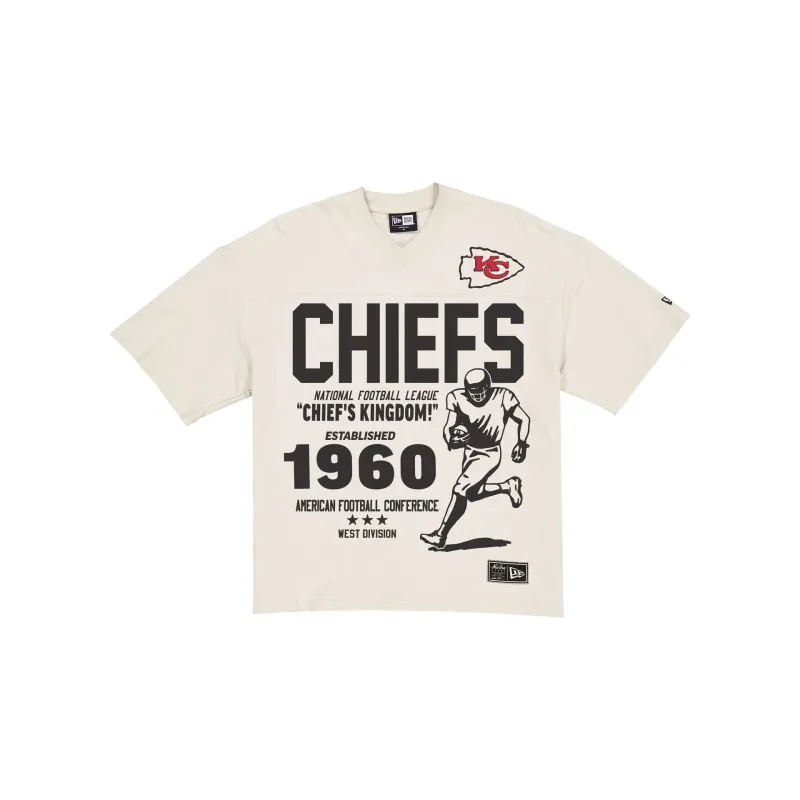 Kansas City Chiefs Throwback Prep Stone T-Shirt sold by New Era