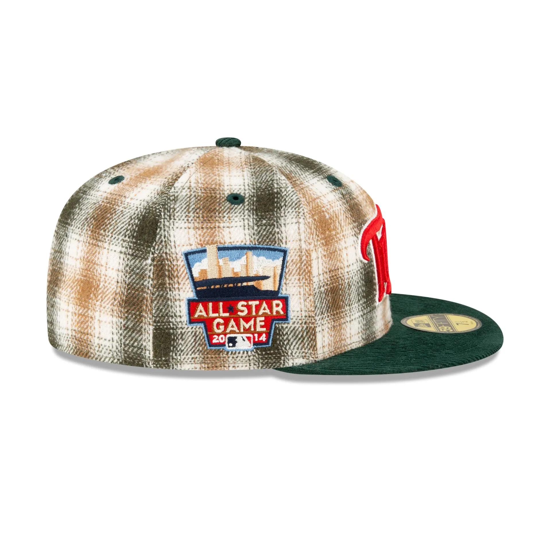 Just Caps Plaid Minnesota Twins 59FIFTY Fitted Hat sold by New Era product image thumbnail 4