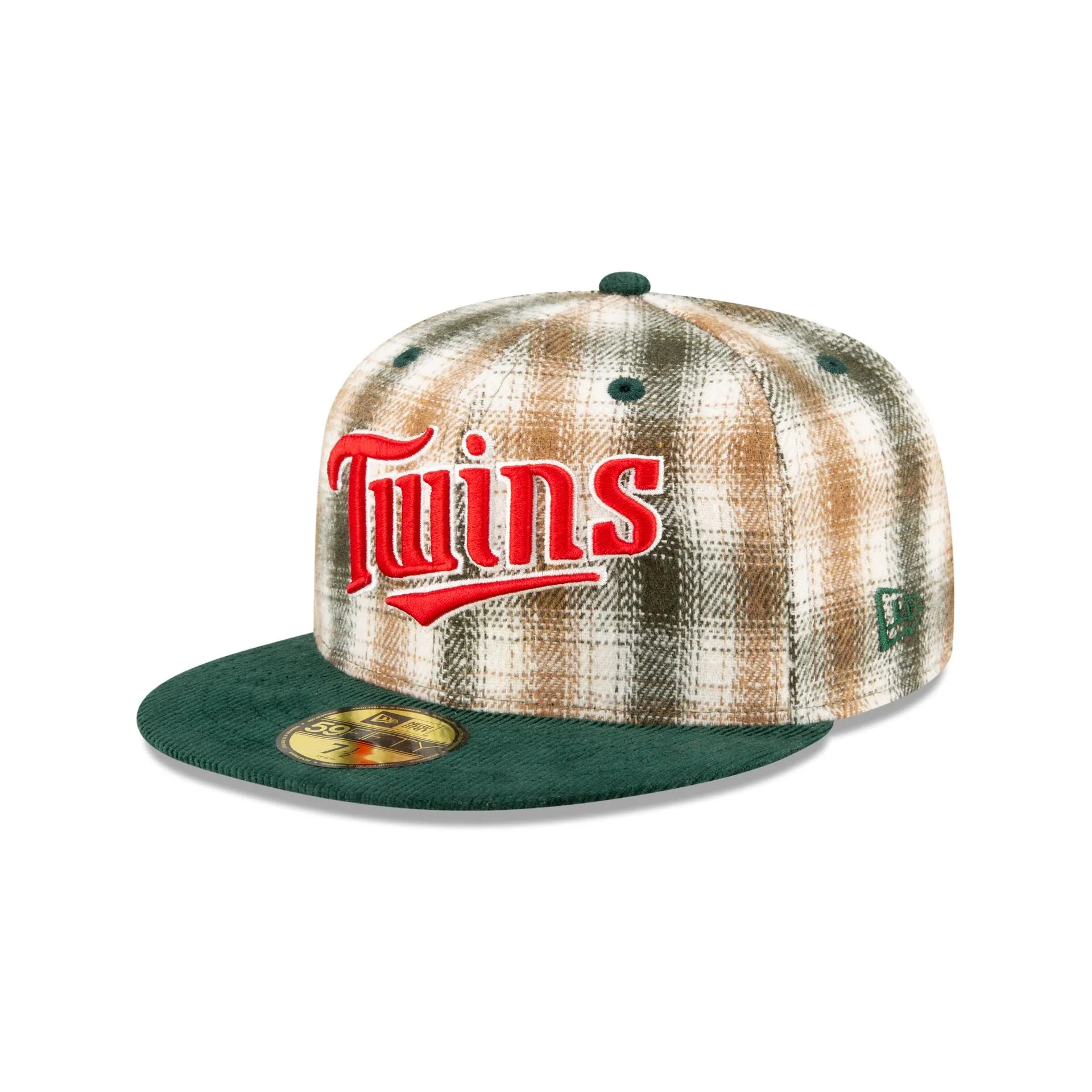 Just Caps Plaid Minnesota Twins 59FIFTY Fitted Hat sold by New Era product image thumbnail 3