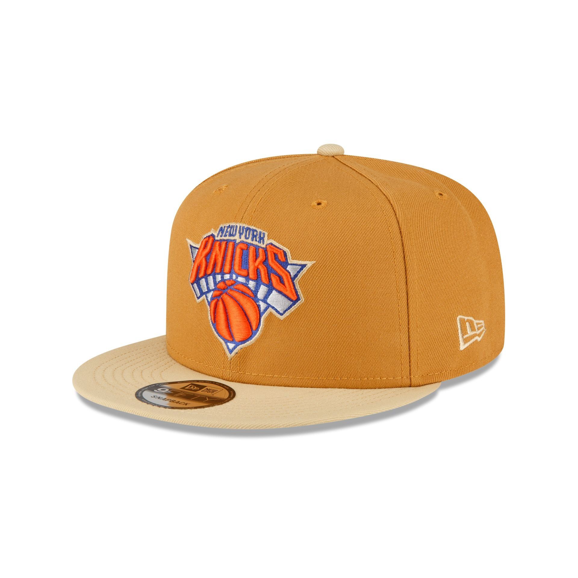 New York Knicks Oatmeal 9FIFTY Snapback Hat sold by New Era