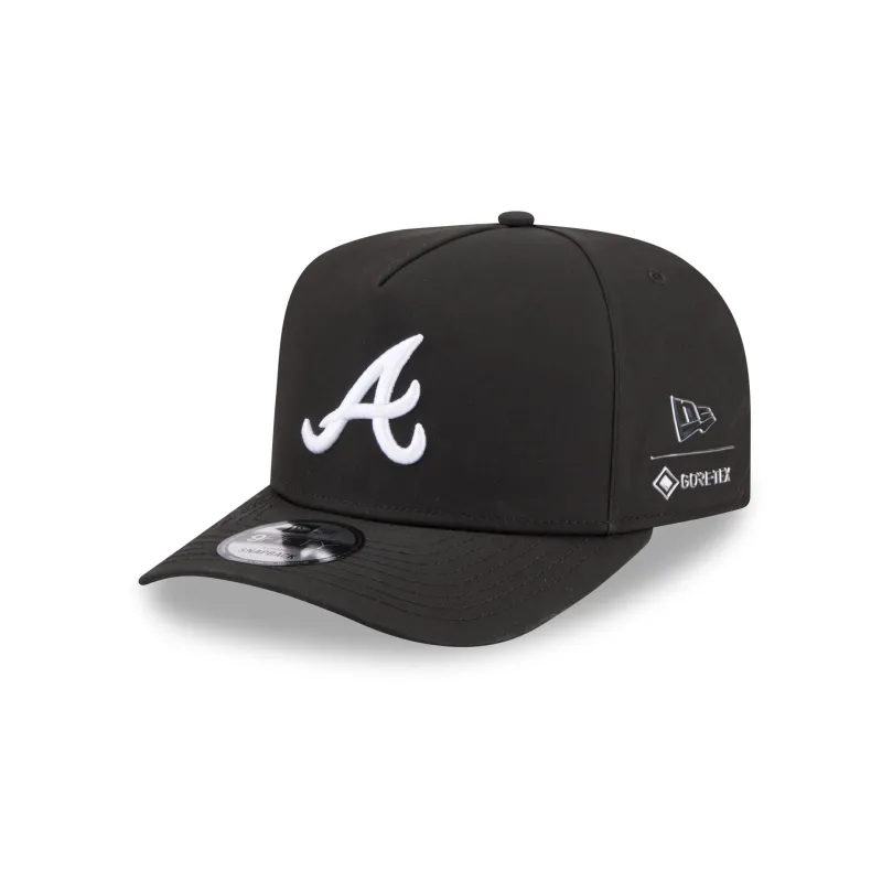 Atlanta Braves GORE-TEX Black 9FIFTY A-Frame Snapback Hat sold by New Era