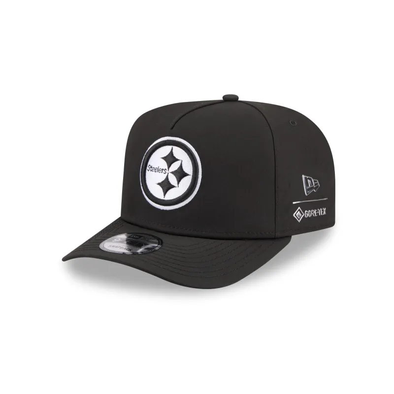 Pittsburgh Steelers GORE-TEX Black 9FIFTY A-Frame Snapback Hat sold by New Era