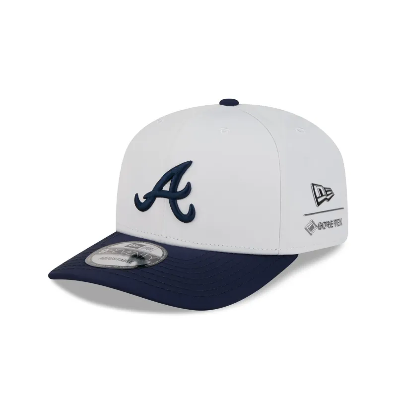 Atlanta Braves GORE-TEX White 9SEVENTY Stretch-Snap Hat sold by New Era