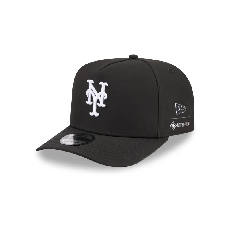 New York Mets GORE-TEX Black 9FIFTY A-Frame Snapback Hat sold by New Era