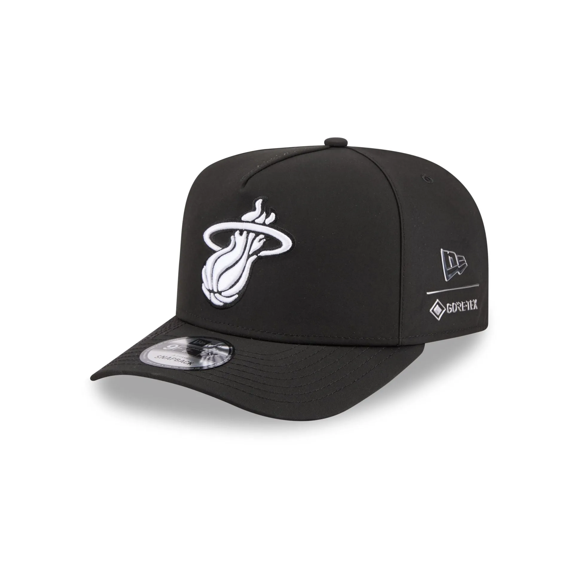 Miami Heat GORE-TEX Black 9FIFTY A-Frame Snapback Hat sold by New Era