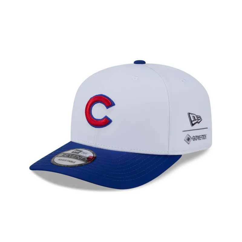 Chicago Cubs GORE-TEX White 9SEVENTY Stretch-Snap Hat sold by New Era